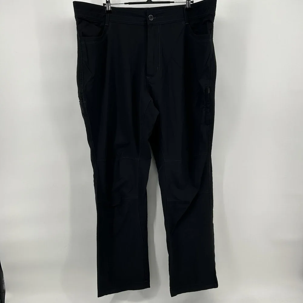 Swiss‎ Tech Mens 40x30 Black Hiking Trail Pants Stretch Utility SMB37414 Camping